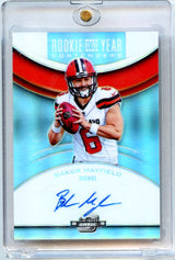 Baker Mayfield 2018 Panini Contenders Optic Rookie Of The Year Contenders Auto #RYA-BM