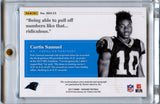 Curtis Samuel 2017 Encased Football Rookie Dual Swatch Signatures Patch Auto 1/10 #RDS-CS