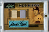 Johnny Bench 2005 Playoff Prime Cuts MLB Icons Dual Patch Auto 8/25 #MLB-24