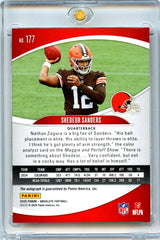 Shedeur Sanders 2025 Panini Absolute Football Rookie Auto #177