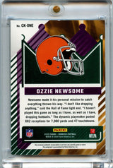 Ozzie Newsome 2025 Donruss Football Canton Kings Patch Auto 9/10 #CK-ONE