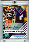 Ozzie Newsome 2025 Donruss Football Canton Kings Patch Auto 9/10 #CK-ONE