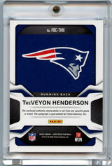 TreVeyon Henderson 2025 Panini Certified Pink Freshman Fabric Rookie Patch Auto 8/35 #FBC-THN