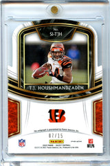 T.J. Houshmandzadeh 2020 Panini Select Die Cut Tie-Dye Auto 7/15 #SI-TJH