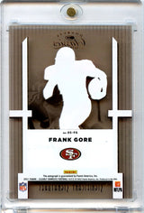 Frank Gore 2021 Clearly Donruss Football Classics Significant Signatures Auto #05-FG