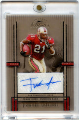 Frank Gore 2021 Clearly Donruss Football Classics Significant Signatures Auto #05-FG
