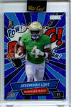 Jeremiyah Love 2026 Wild Card Comix America 250 Blue 1/1 #ACWH-JL