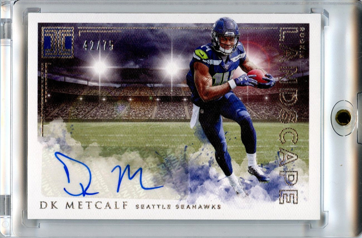 DK Metcalf 2019 Impeccable Football Rookie Landscape Rookie Auto 42/75 #RL-11