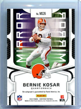 Bernie Kosar 2023 Certified Football Mirror Red Auto 34/35 #MS26