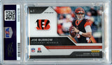 Joe Burrow 2020 Panini Prizm Rookie Gear Relics Rookie Gear Relics #1 PSA 8