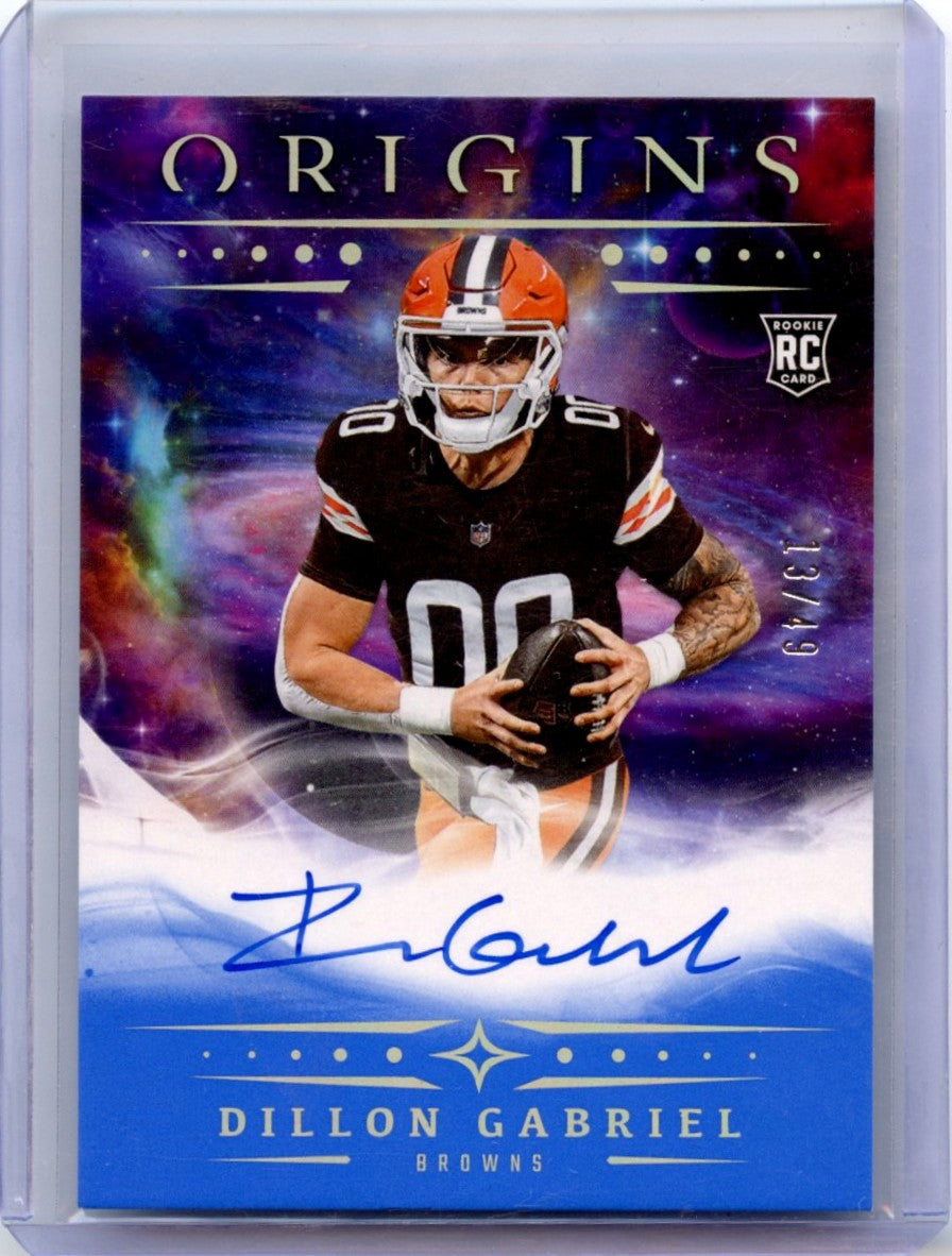 Dillon Gabriel 2025 Panini Origins Rookie Auto 13/49 #RA-DGA
