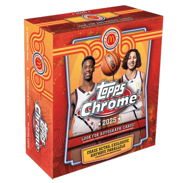 2025 Topps Chrome McDonalds All American Basketball Mega Box