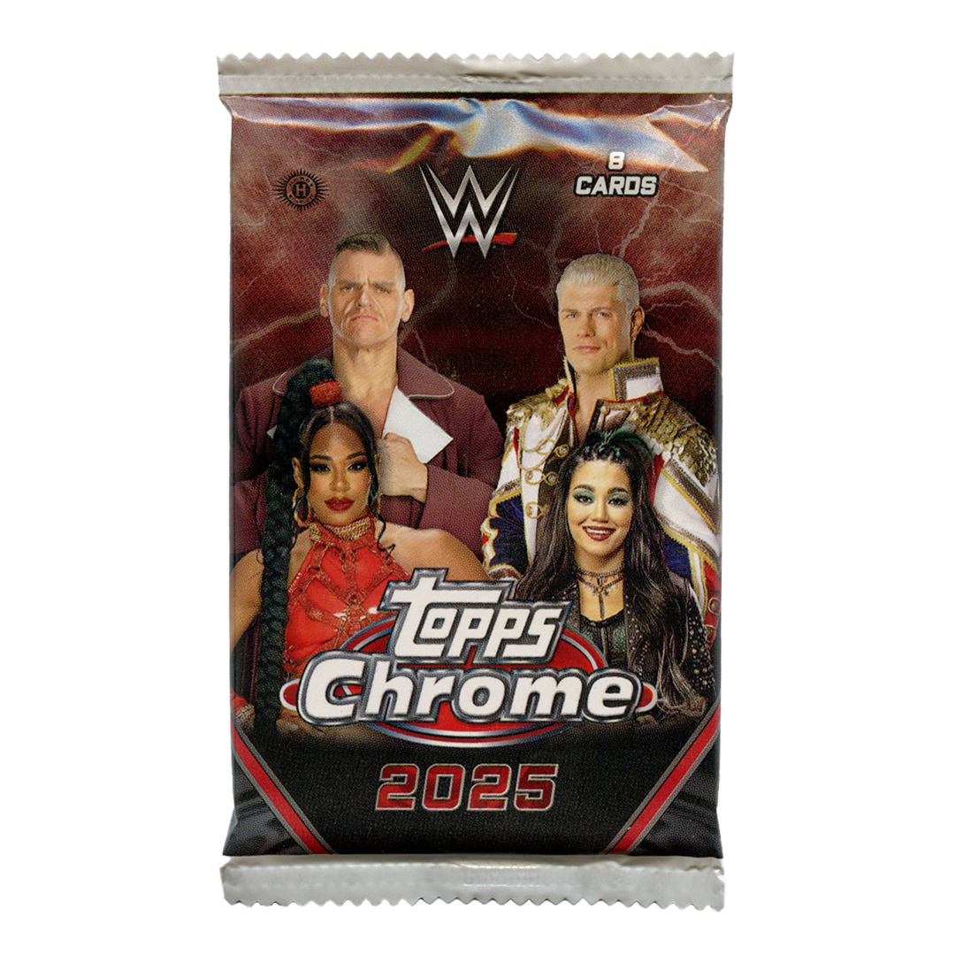 2025 Topps Chrome WWE Wrestling Hobby Pack