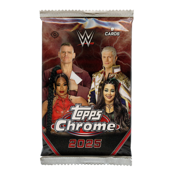 2025 Topps Chrome WWE Wrestling Hobby Pack