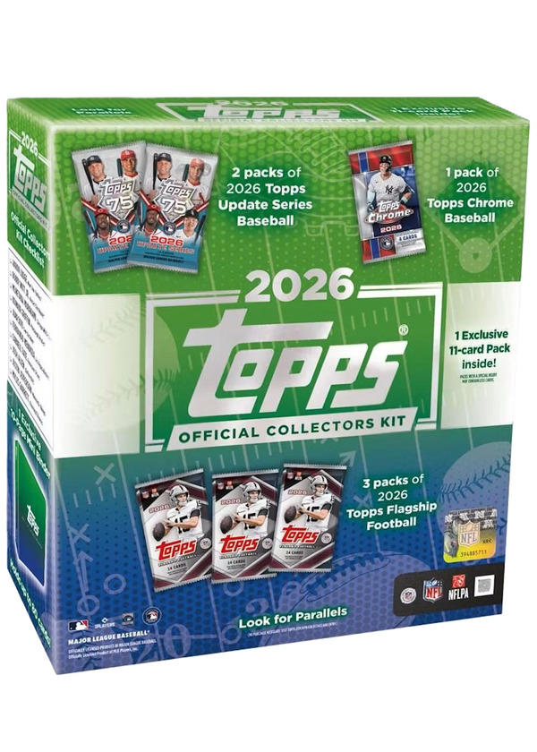 2026 Topps NFL x MLB Official Collector Kit Box