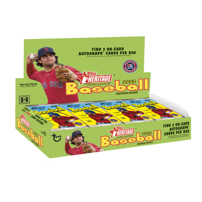 2022 Topps Heritage Minor League Baseball Hobby Box