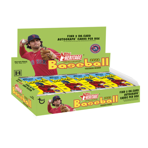 2022 Topps Heritage Minor League Baseball Hobby Box