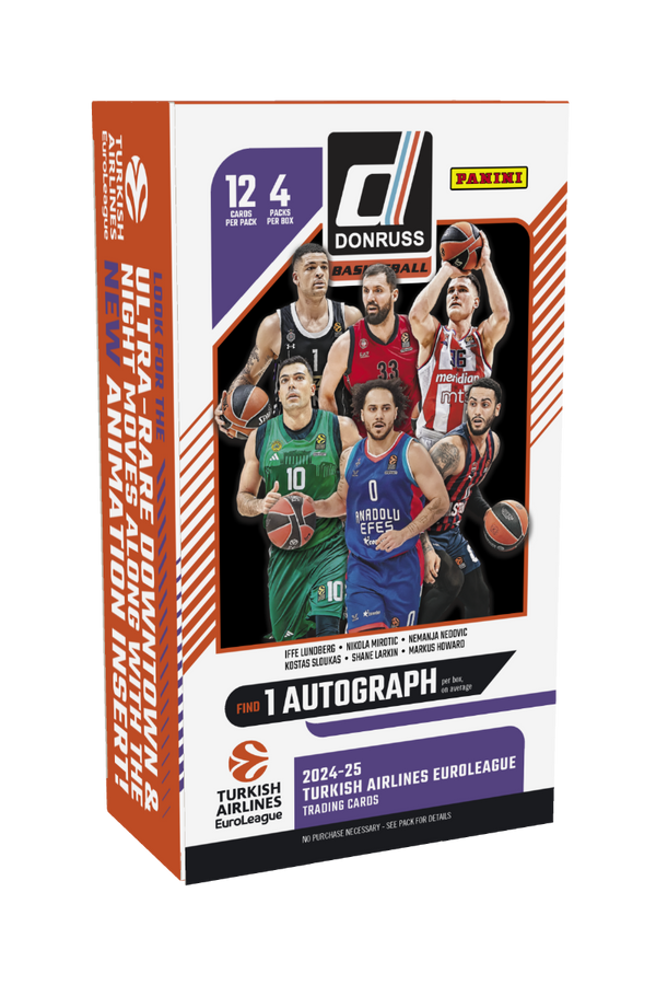 2024-25 Panini Donruss Turkish Airlines Euroleague Basketball Hobby Box