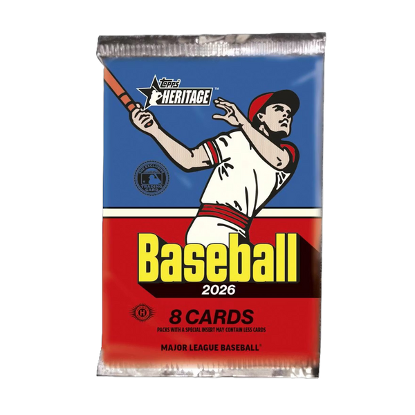 2026 Topps Heritage Baseball Hobby Pack