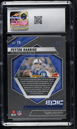 Peyton Manning 2025 Mosaic Epic Performers #15 CGC 10