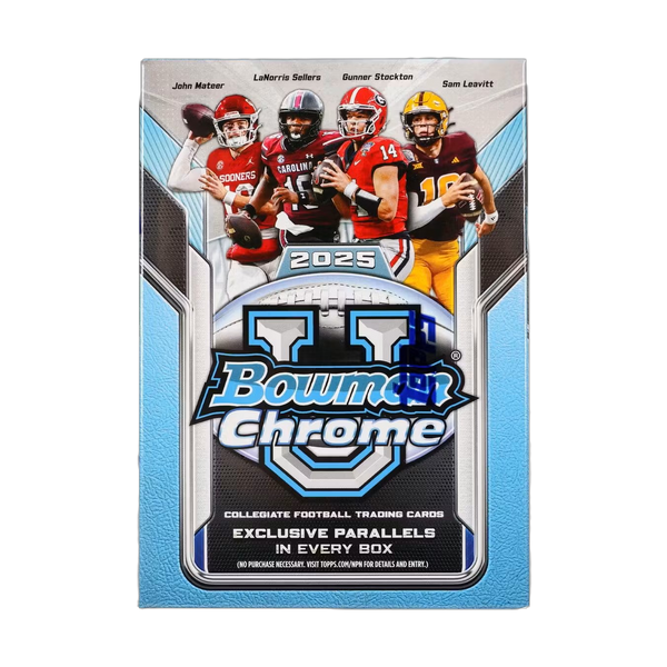 2025 Bowman Chrome University Football Blaster Box