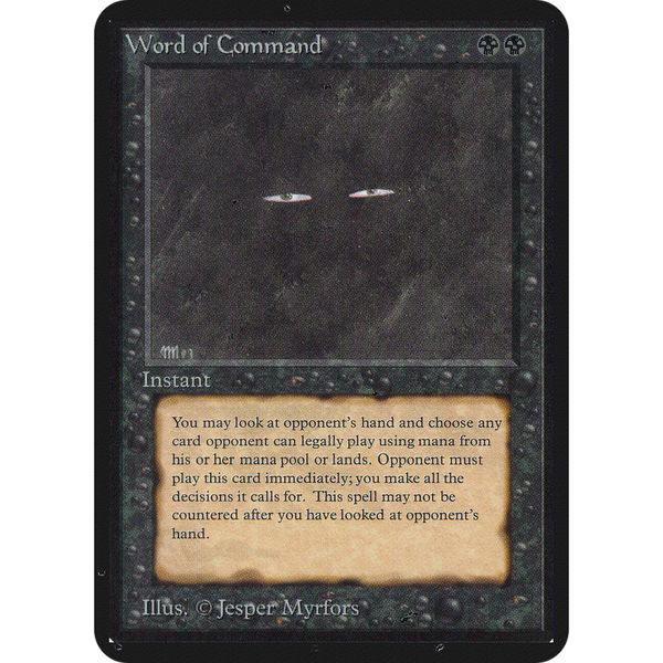 Word of Command [Limited Edition Alpha]