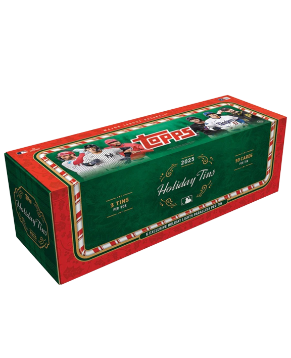 2025 Topps Holiday Baseball 3 Tin Box